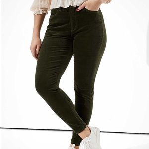 High Waisted Skinny Corduroy